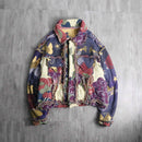 “Re:make” vintage rug tracker jacket