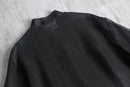 black sheer silk embroidered china shirt
