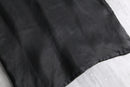 black sheer silk embroidered china shirt