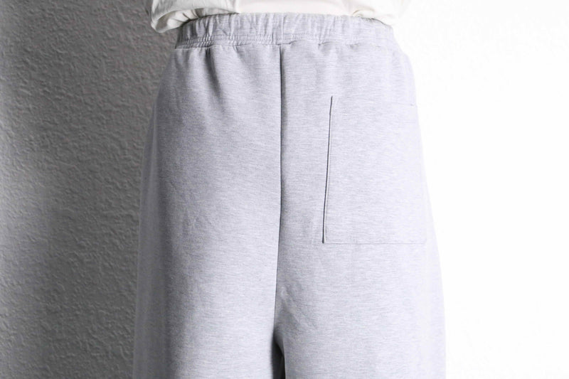 light gray color buggy flare sweat pants