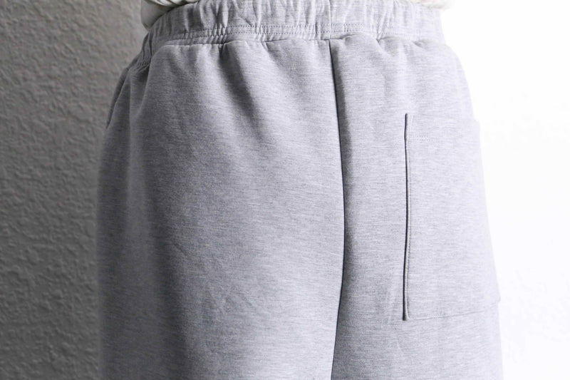 light gray color buggy flare sweat pants