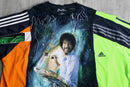 ''Re:make''docking multicolored boro Tee