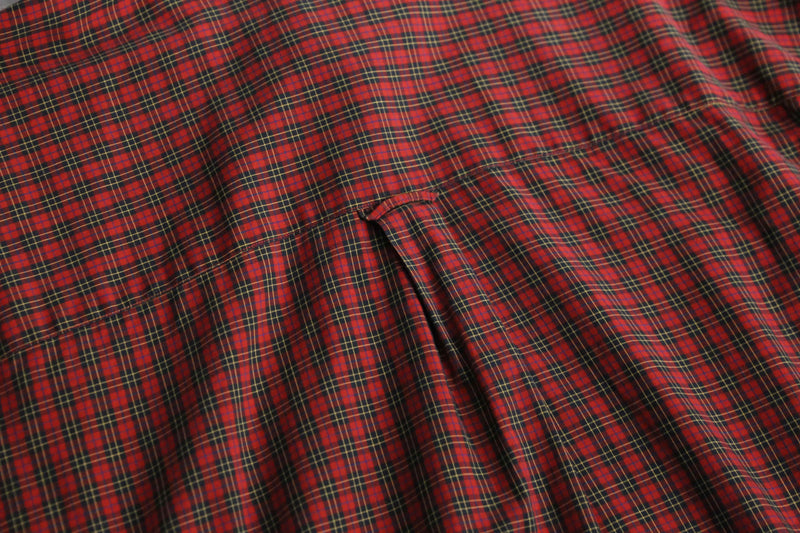 "Burberry" red burberry check shirt