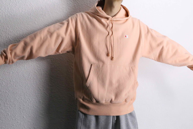 “Champion” reverse weave pale orange hoodie
