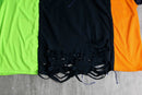 ''Re:make''docking multicolored boro Tee