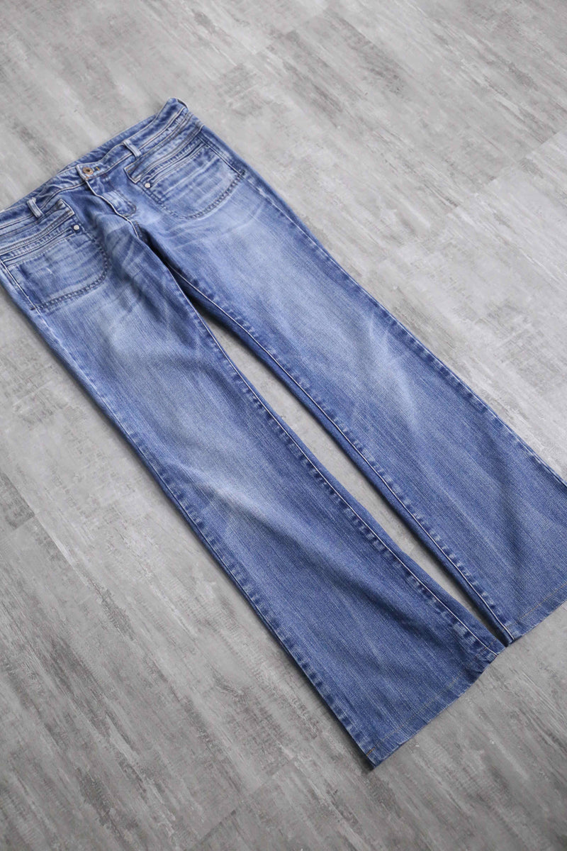 "diesel" 00's semi-flare denim pants