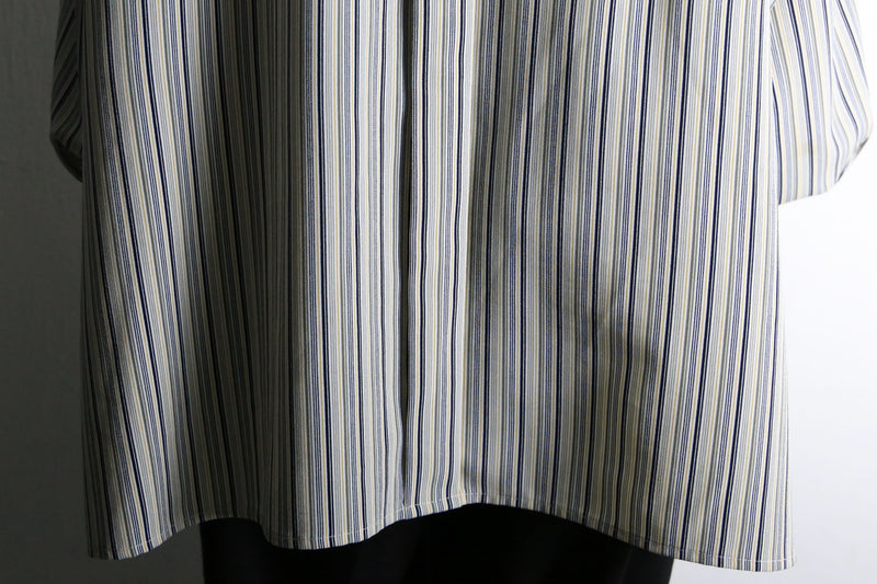 random stripe loose L/S shirt