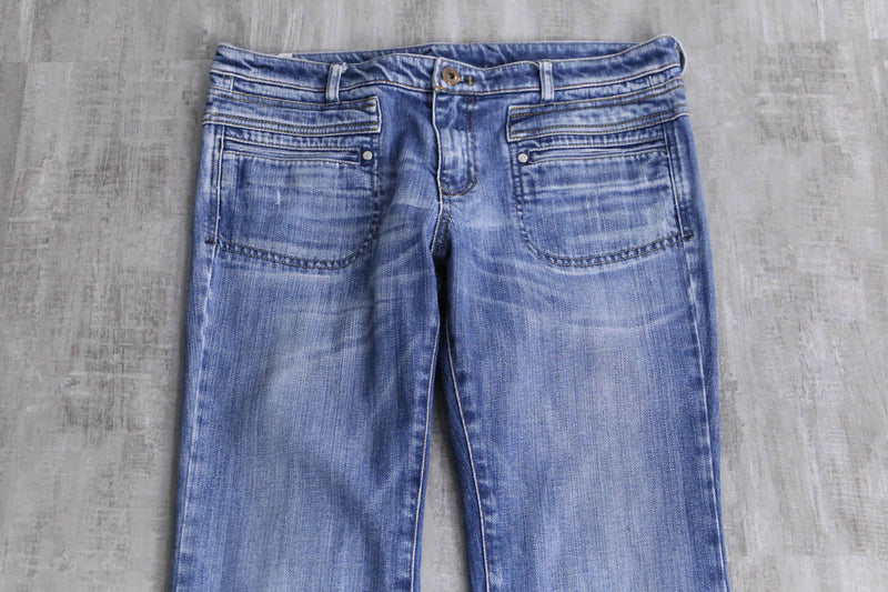 "diesel" 00's semi-flare denim pants