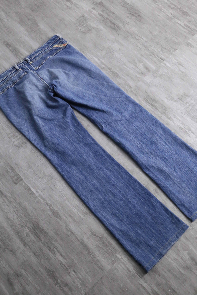 "diesel" 00's semi-flare denim pants