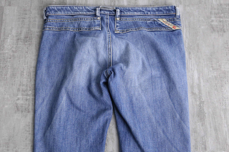 "diesel" 00's semi-flare denim pants