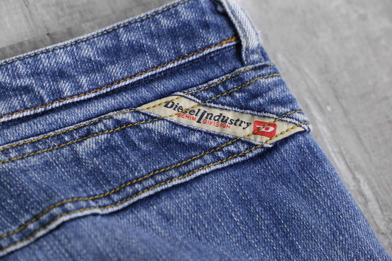 "diesel" 00's semi-flare denim pants