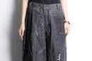 ''Re:make''buggy black denim pants