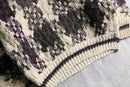 geometric pattern skipper knit