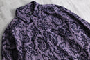 2000s paisley & stripe L/S shirt