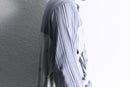 "Re:make" damaged sweat docking stripe shirt