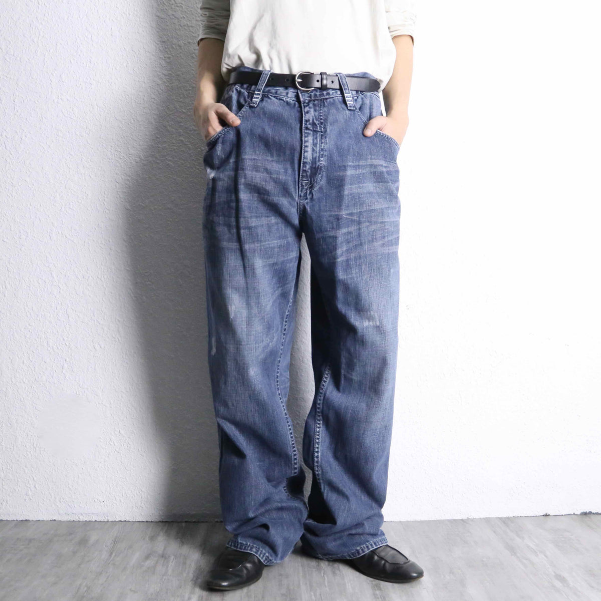ROCAWEAR” good fade over size denim pants