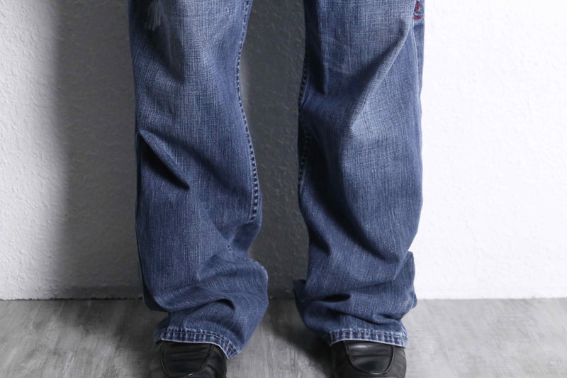 ”ROCAWEAR” good fade over size denim pants
