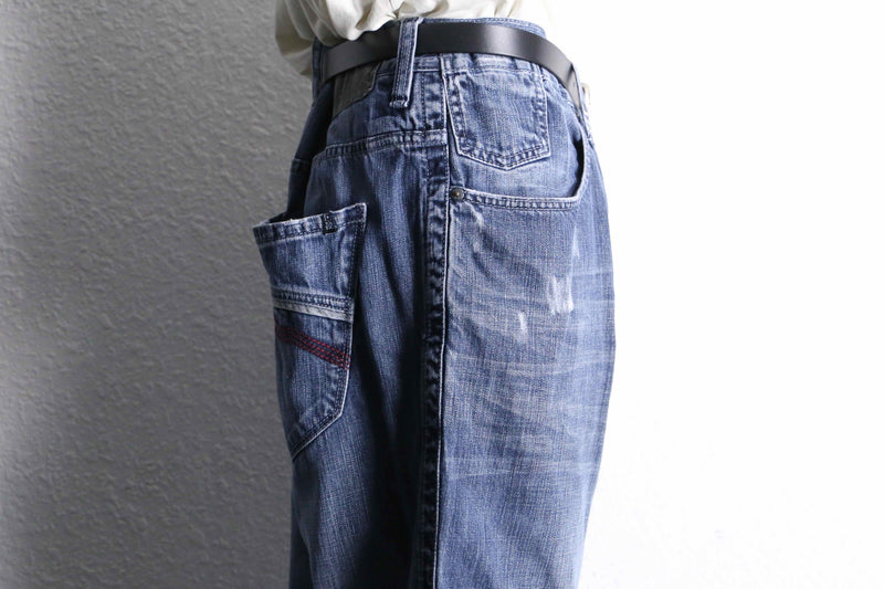 ”ROCAWEAR” good fade over size denim pants
