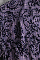 2000s paisley & stripe L/S shirt