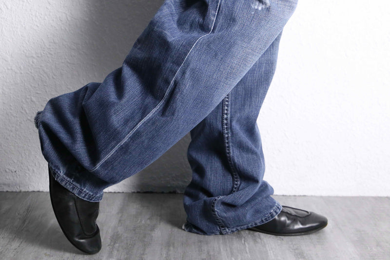 ”ROCAWEAR” good fade over size denim pants