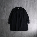 2000s CHICO’S band collar sheer shirt