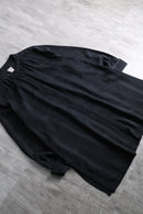 2000s CHICO’S band collar sheer shirt