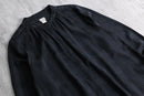 2000s CHICO’S band collar sheer shirt
