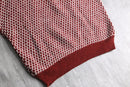 birdseye pattern turtle neck knit