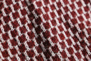 birdseye pattern turtle neck knit