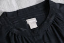 2000s CHICO’S band collar sheer shirt