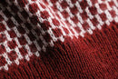 birdseye pattern turtle neck knit