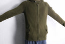 ”GAP” khaki color knit hoodie