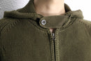 ”GAP” khaki color knit hoodie