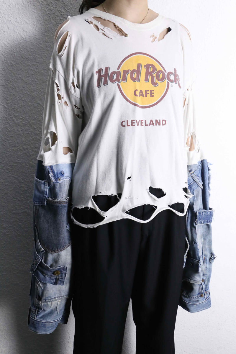 'Re:make'' arm destroy long Tee