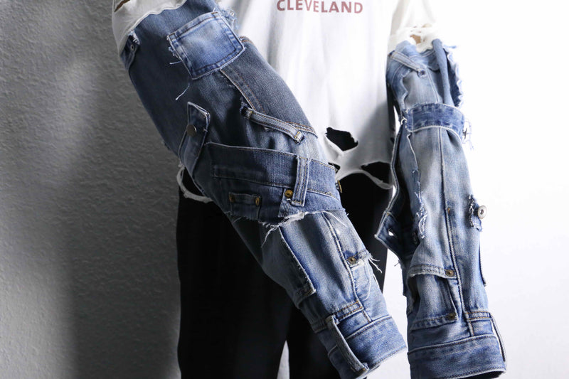 'Re:make'' arm destroy long Tee