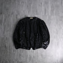 1970-80s Josephine Milano sequins collarless jacket
