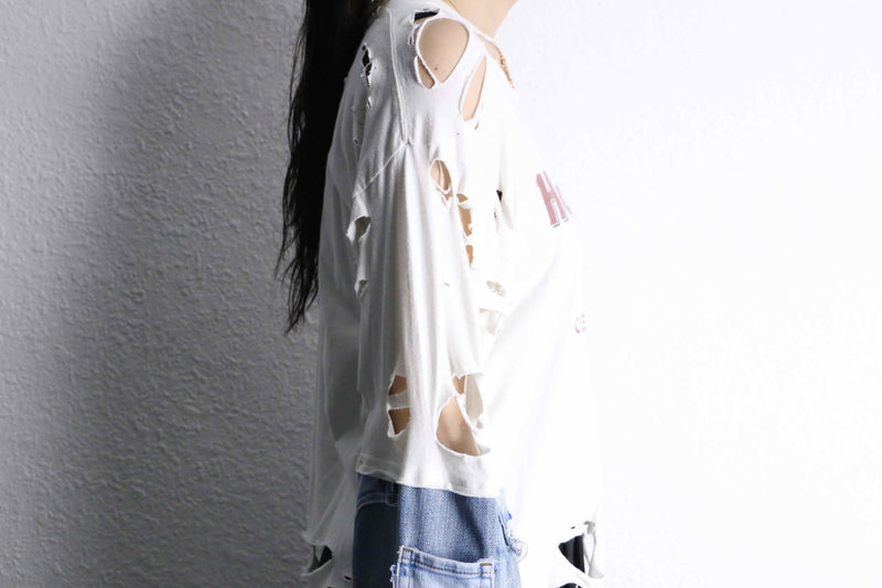 'Re:make'' arm destroy long Tee