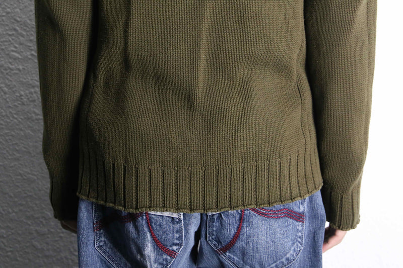 ”GAP” khaki color knit hoodie