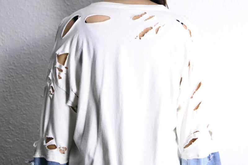 'Re:make'' arm destroy long Tee