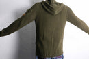 ”GAP” khaki color knit hoodie