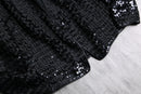 1970-80s Josephine Milano sequins collarless jacket