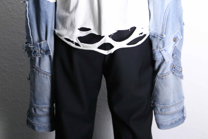 'Re:make'' arm destroy long Tee