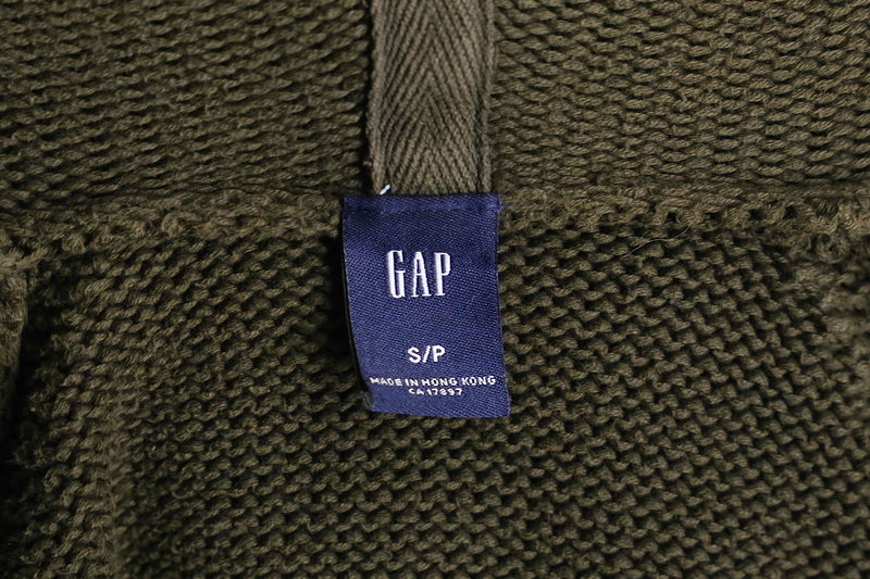 ”GAP” khaki color knit hoodie