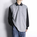 monotone front design polo shirt