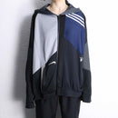 “Re:make” multi panel track hoodie