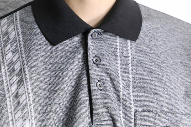 monotone front design polo shirt