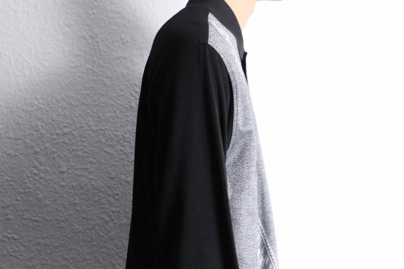 monotone front design polo shirt