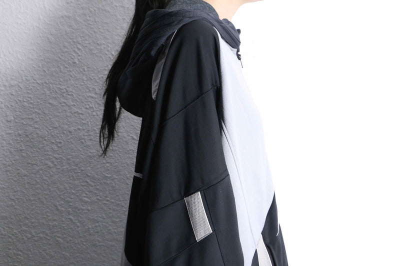 “Re:make” multi panel track hoodie