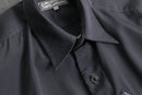 1990s rib knit switching design shirt
