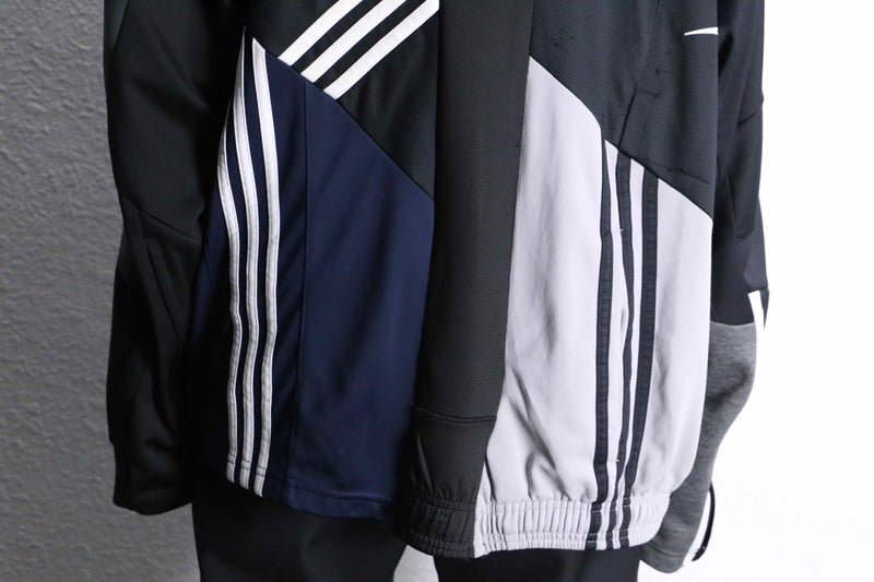 “Re:make” multi panel track hoodie